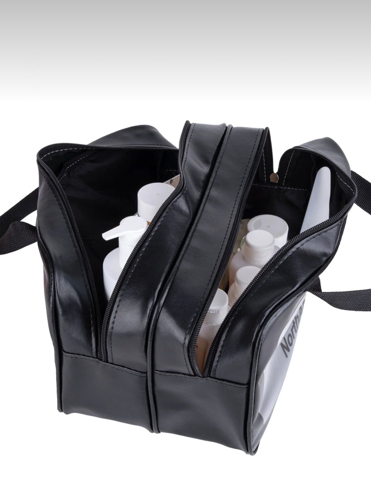 Washbag Çift Bölmeli Siyah Plaj Havuz Çantası