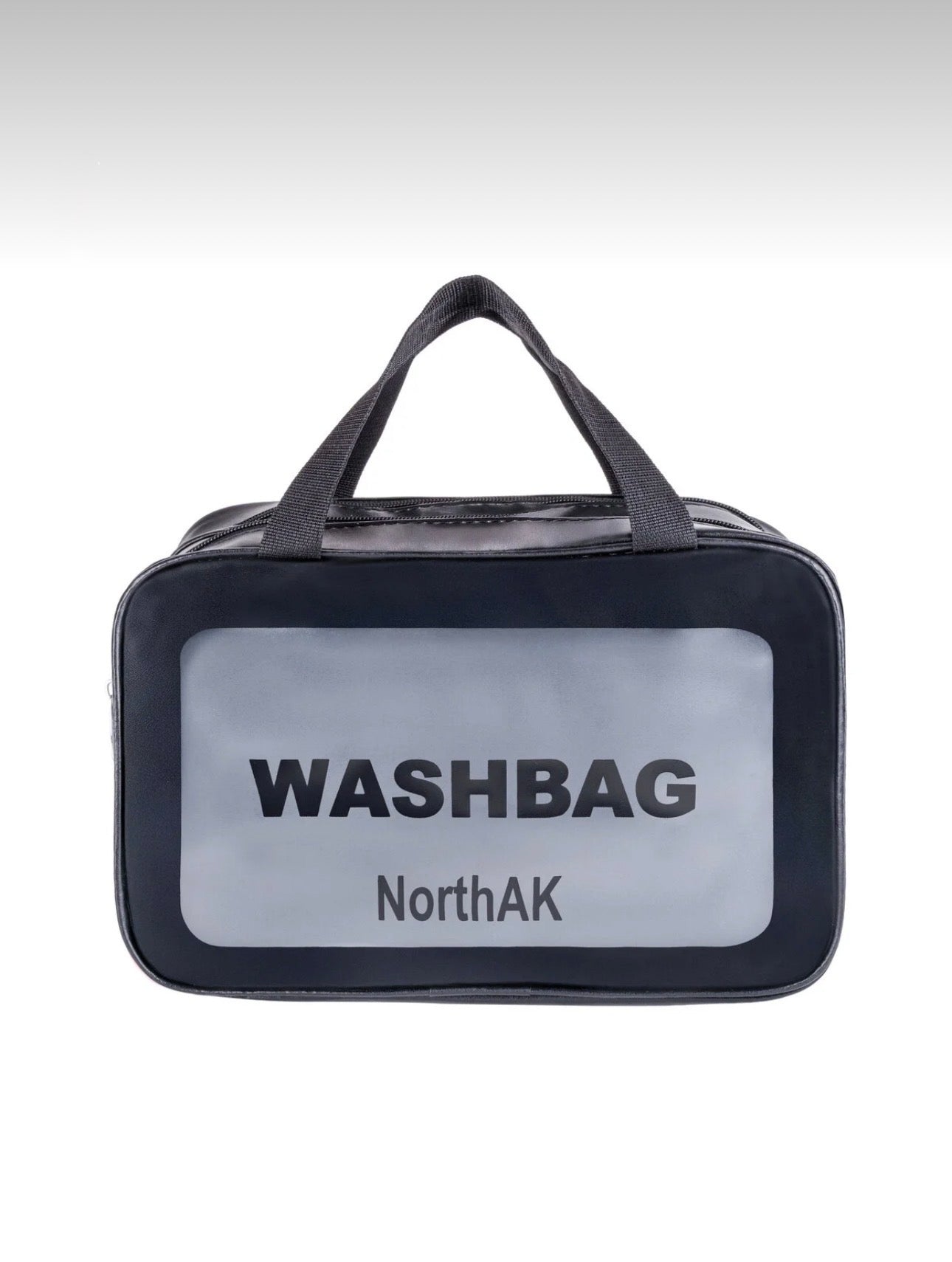 Washbag Çift Bölmeli Siyah Plaj Havuz Çantası
