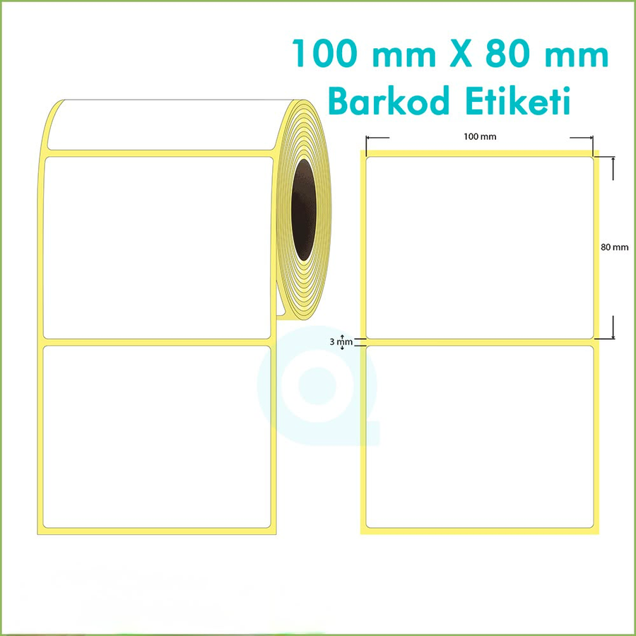 Barkod Etiketi 100x80