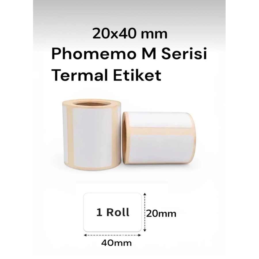 Lamine Etiket 20x40