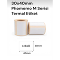 Lamine Etiket 30x40