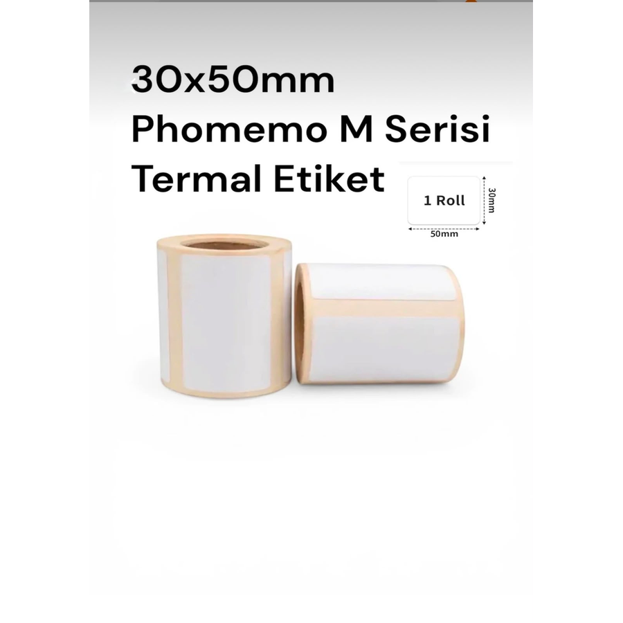 Lamine Etiket 30x50