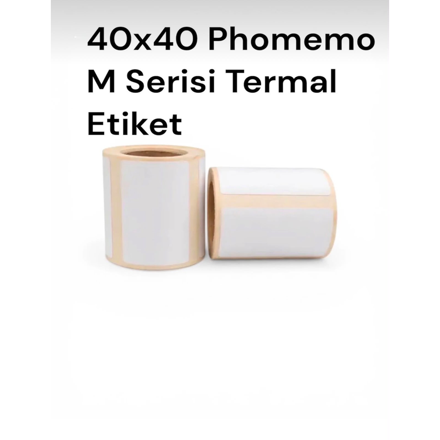 Lamine Etiket 40x40