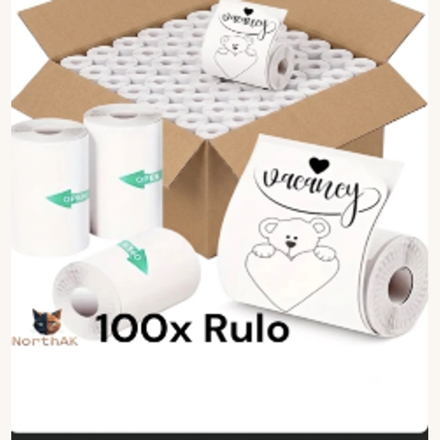 Termal Rulo Yapışkanlı 100lu